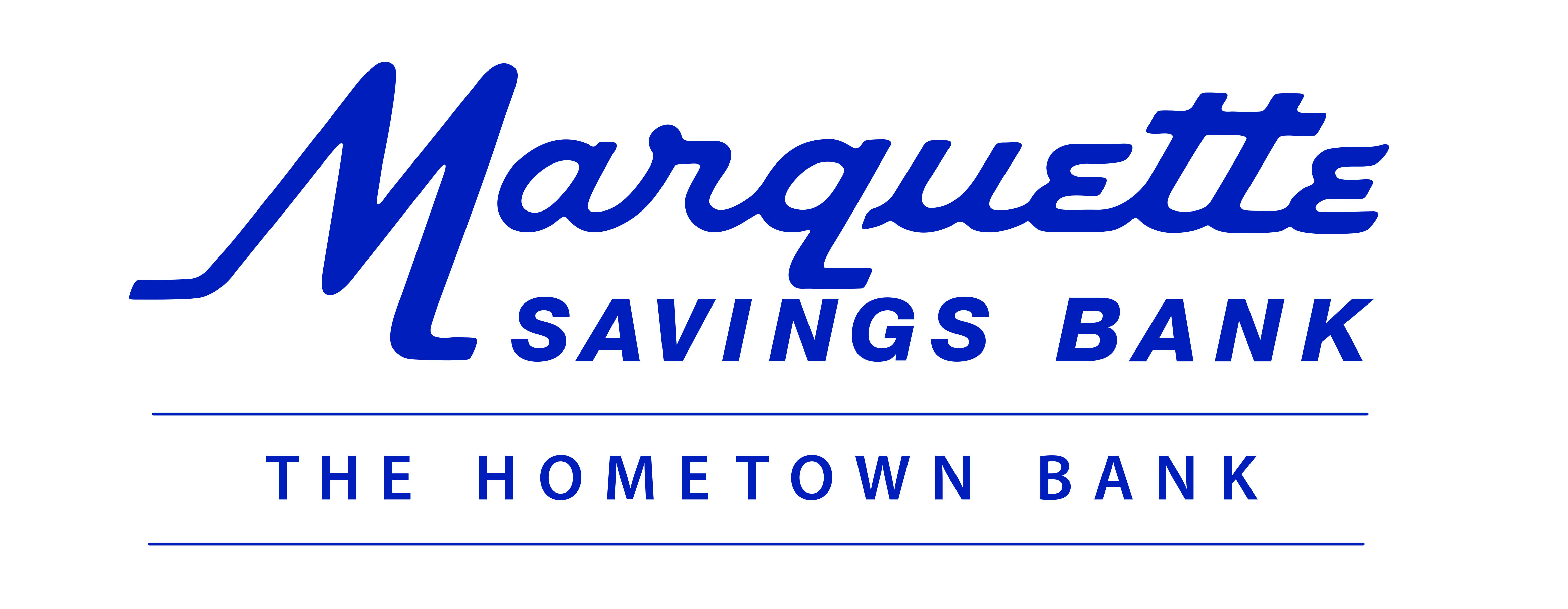 Marquette Logo Tagline Blue